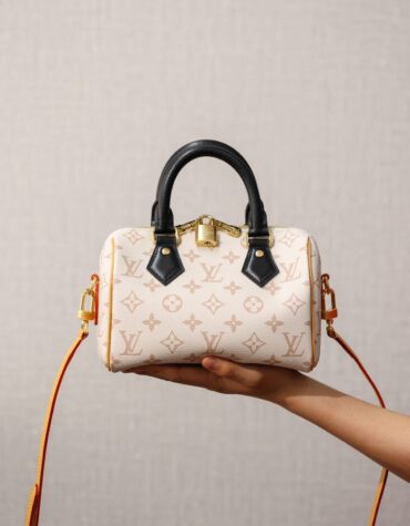 路易威登 Speedy Bandoulière 20 迷你手提包 Monogram Dune 帆布 配可调节斜挎肩带