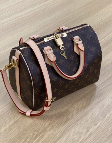 路易威登 Speedy 25 Bandoulière 手提包 Monogram 帆布经典传承之作 配可调节肩带