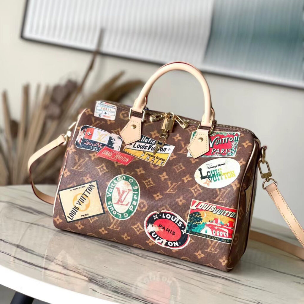 LV 枕头包 Speedy Bandouliere 30贴饰 路易威登 Louis Vuitton