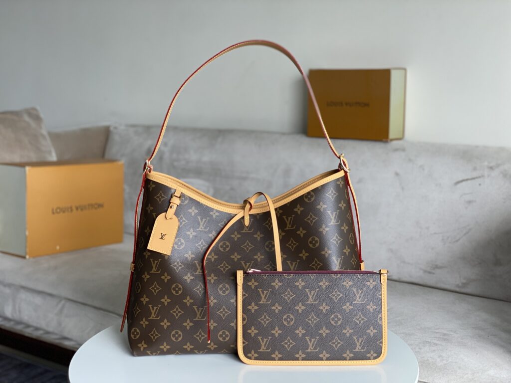 路易威登 Louis Vuitton LV CarryAll 中号手袋 M46197 经典老花子母包工艺与细节全览