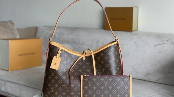 路易威登 Louis Vuitton LV CarryAll 中号手袋 M46197 经典老花子母包工艺与细节全览 路易威登 Louis Vuitton LV CarryAll 中号手袋 M46197 经典老花子母包工艺与细节全览