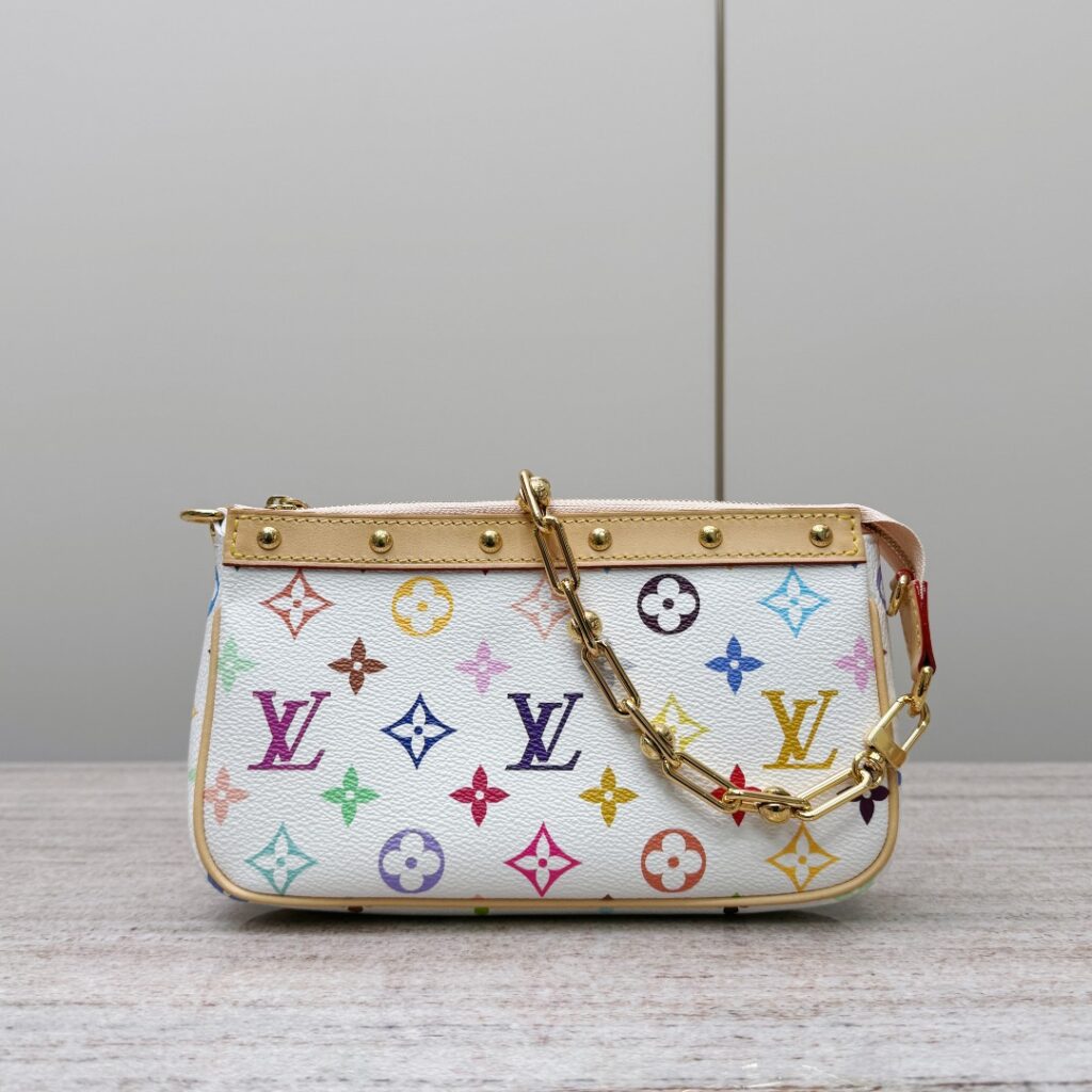 路易威登 Louis Vuitton LV 白三彩麻将包 梦回千禧年的复古与时髦