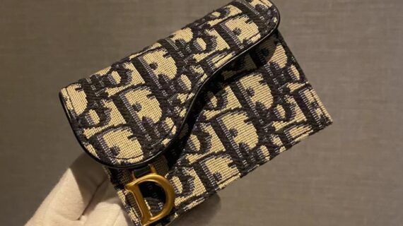 迪奥 Saddle 马鞍翻盖卡包 Dior Saddle 帆布卡包代工级品质