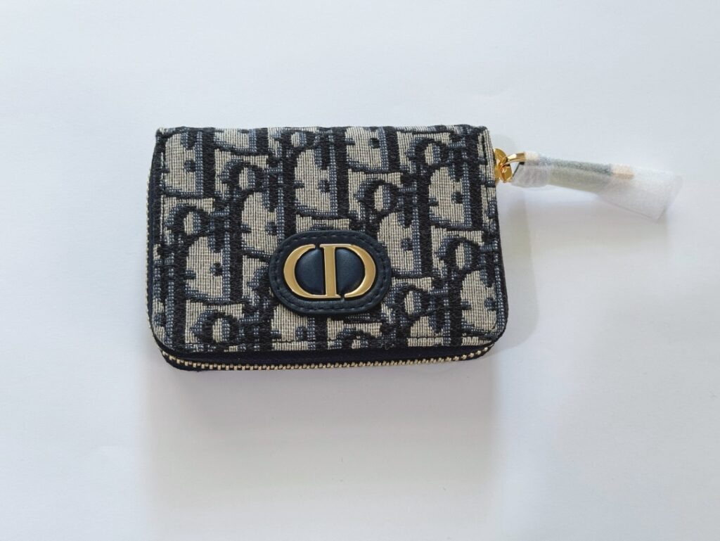 迪奥老花拉链小钱包 Dior 30 Montaigne 顶级工艺复刻