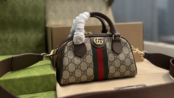 古驰 Gucci Ophidia系列迷你波士顿枕头包 复刻工艺巅峰之作