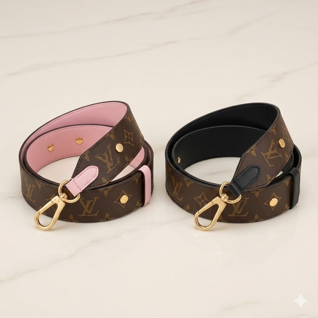 顶级复刻路易威登LV Monogram双面帆布肩带:媲美正品的高级定制