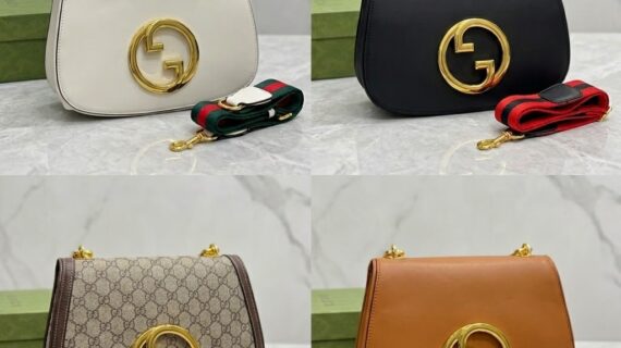 古驰 Gucci Blondie 系列圆底互扣式双G肩背包 高端复刻时尚穿搭指南