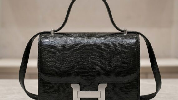 爱马仕 黑曜石蜥蜴皮康康包 Hermes Constance 18 顶级定制之选 爱马仕 黑曜石蜥蜴皮康康包 Hermes Constance 18 顶级定制之选