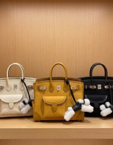 爱马仕 Birkin Cargo 25cm铂金包 帆布与 Swift 皮革拼接 多口袋实用设计 3色可选