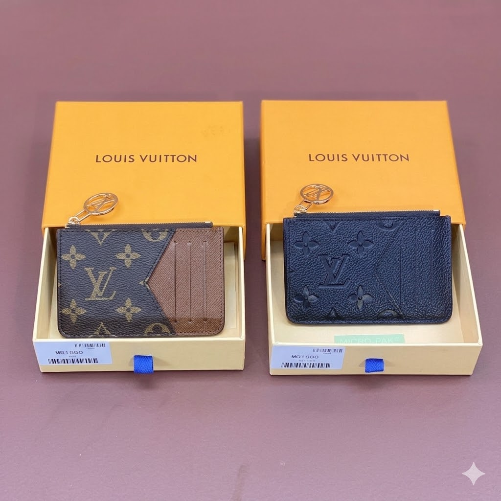 顶级原厂皮 Louis Vuitton 路易威登 Romy 卡夹 M81880 深度解析:经典老花与压花皮革的完美复刻