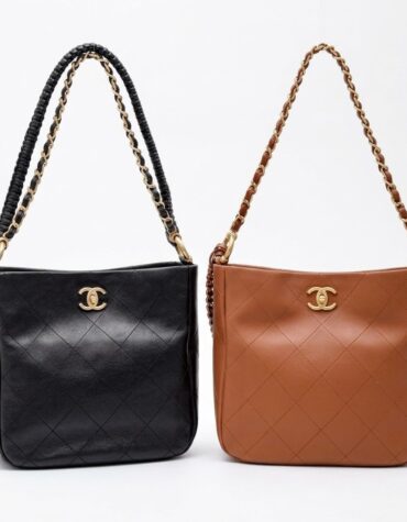 香奈儿 Montebello 小牛皮 Hobo 流浪包 四种背法多功能奢华手袋 26cm