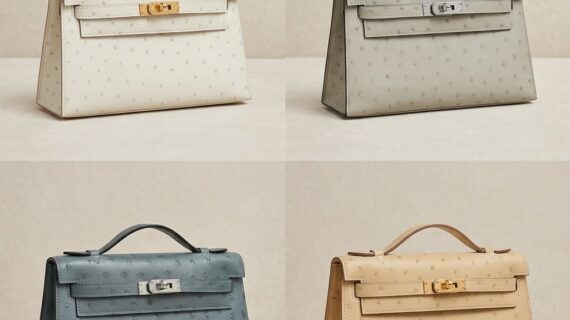 爱马仕 鸵鸟皮凯莉包 Hermès Mini Kelly 名媛级奢华解析与多色选购 爱马仕 鸵鸟皮凯莉包 Hermès Mini Kelly 名媛级奢华解析与多色选购