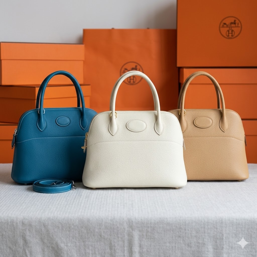 爱马仕 Hermès Bolide 31保龄球包 顶级TC皮全手工 超越Birkin的低调奢华之选