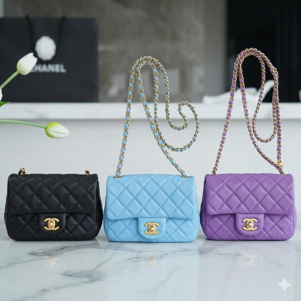 CHANEL 22S 编织香奈儿金球方胖子全系列:羊皮菱格纹与可调节金球的完美融合 28