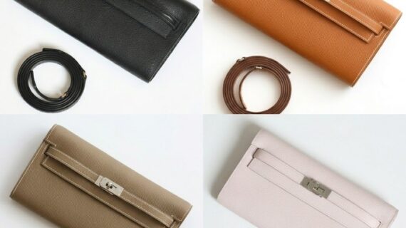 爱马仕 Kelly To Go 20cm钱包/斜挎包 Epsom 皮革搭配珍稀鳄鱼皮肩带及标志性镀金五金件