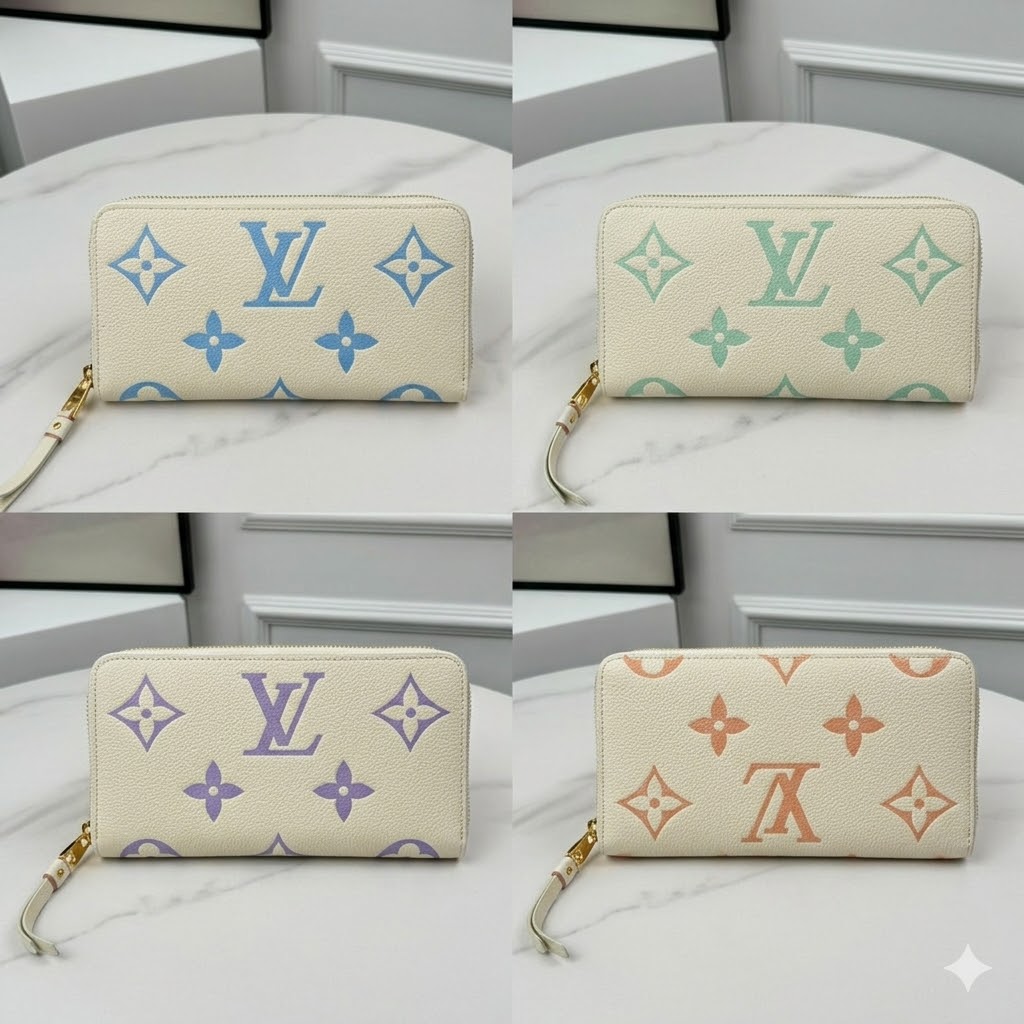 路易威登 LV Zippy 拉链钱包/皮夹 经典 Monogram Empreinte