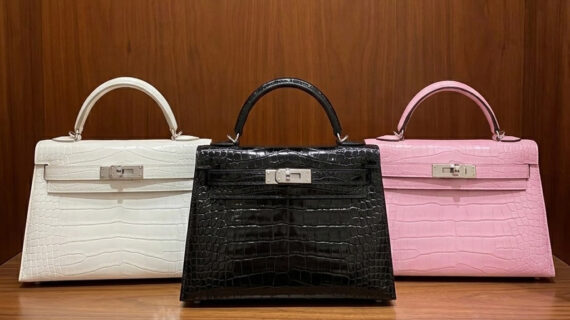 爱马仕 二代鳄鱼皮凯莉包 Hermès Mini Kelly 顶级客定级黑/白/粉多色 爱马仕 二代鳄鱼皮凯莉包 Hermès Mini Kelly 顶级客定级黑/白/粉多色