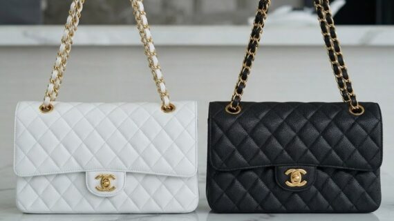 顶级原厂皮版 Chanel 香奈儿 Classic Flap (CF) 经典口盖包黑牛金小号 23cm 详情与购买渠道