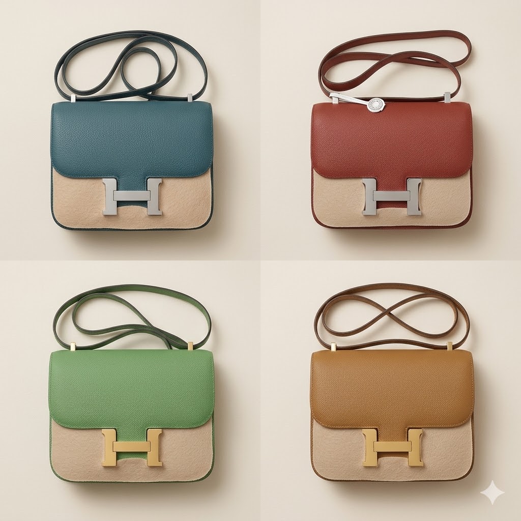 爱马仕康康包 Hermès Constance Swift与Box皮顶级复刻细节解析