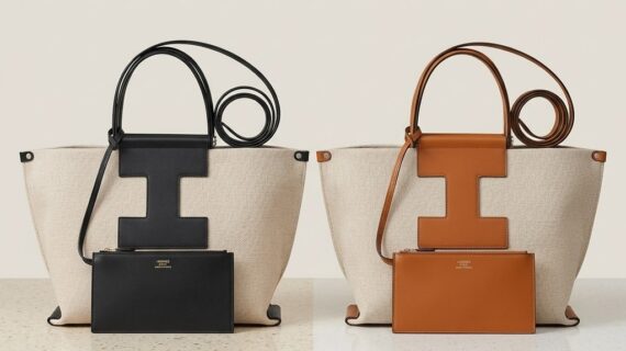 爱马仕 Hermès H-en-Biais 帆布购物袋 顶级高端定制原厂皮品质 爱马仕 Hermès H-en-Biais 帆布购物袋 顶级高端定制原厂皮品质
