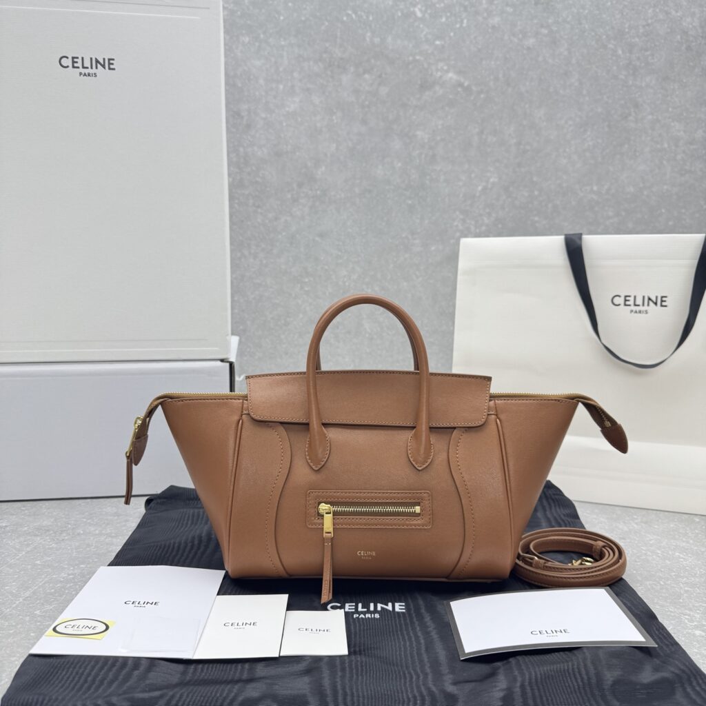 CELINE思琳 笑脸包行李包 37cm 顶级柔滑细腻小羊皮手提包 – Image 2 CELINE思琳 笑脸包行李包 37cm 顶级柔滑细腻小羊皮手提包 – Image 2