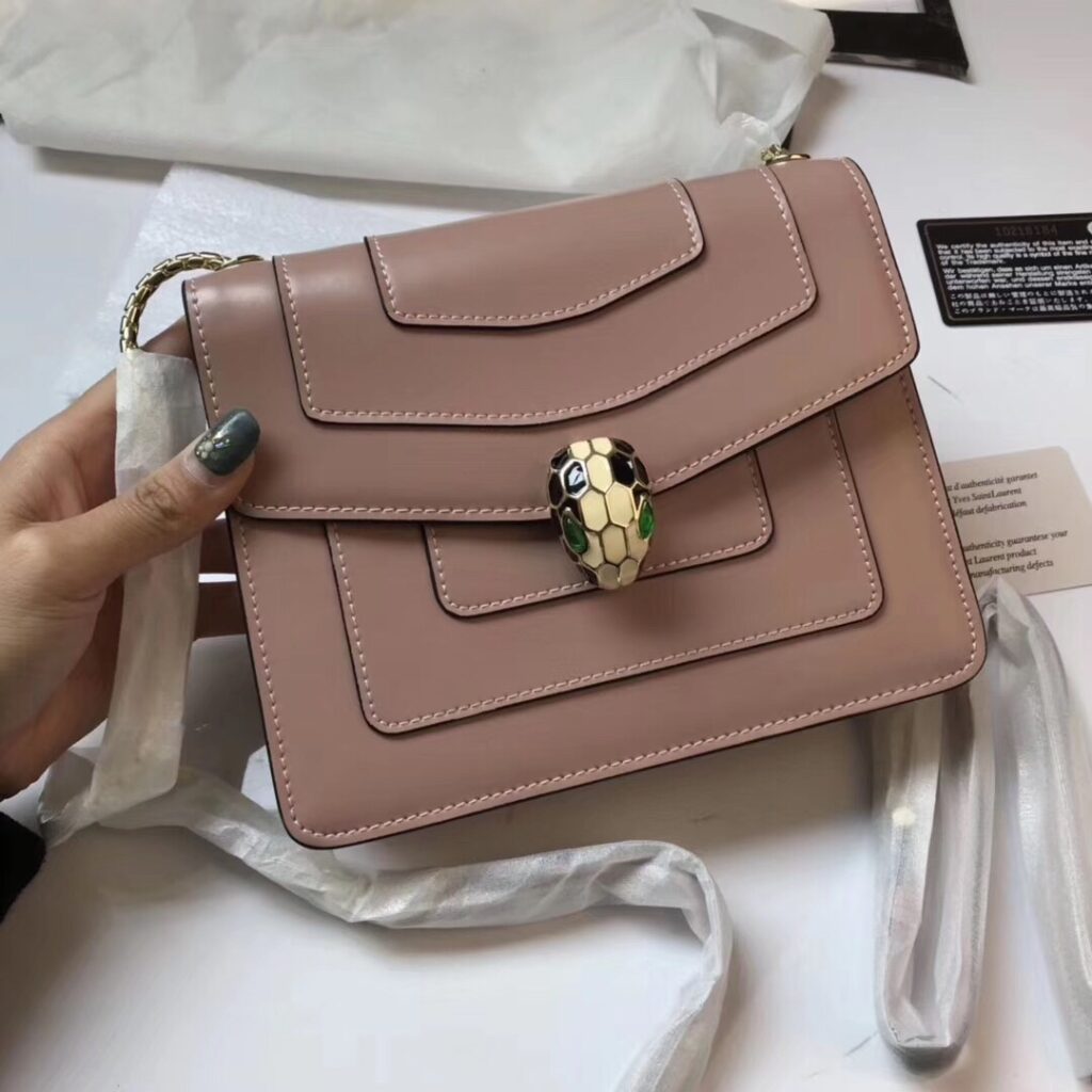 宝格丽 BVLGARI Serpenti 蛇头包 20cm小号单链条单肩斜挎包 进口牛皮6色 – Image 2 宝格丽 BVLGARI Serpenti 蛇头包 20cm小号单链条单肩斜挎包 进口牛皮6色 – Image 2