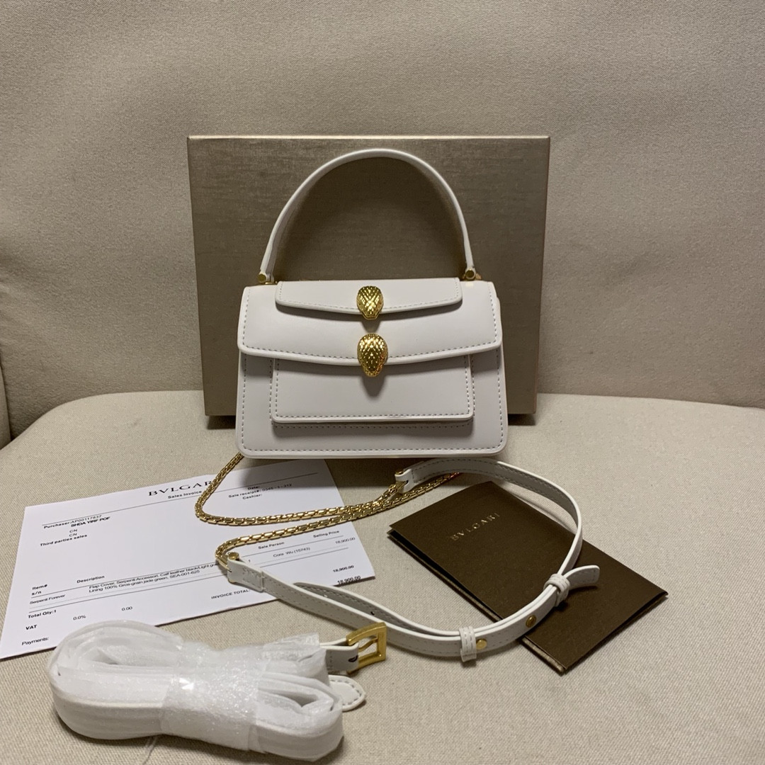 BVLGARI 宝格丽 Alexander Wang联名款 Serpenti Forever双蛇头包 7色多功能三合一单肩斜挎手提包18.5cm – Image 2 BVLGARI 宝格丽 Alexander Wang联名款 Serpenti Forever双蛇头包 7色多功能三合一单肩斜挎手提包18.5cm – Image 2