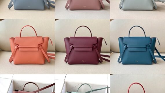 Celine 赛琳鲶鱼包24cm Belt Bag 粒面小牛皮女包 10+多色可选 Micro Nano尺寸