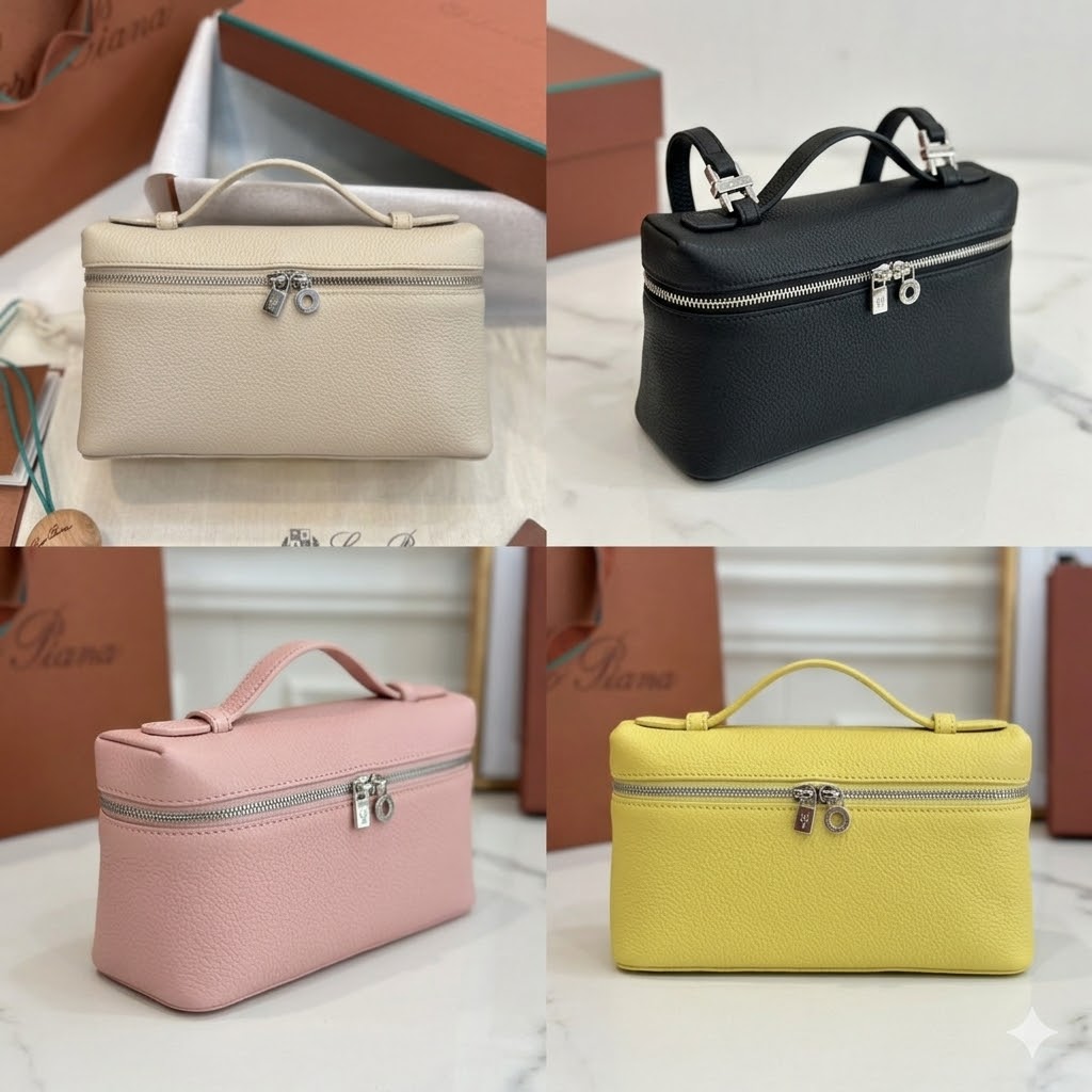 Loro Piana 诺悠翩雅 Extra Pocket L19 饭盒包 可斜挎肩背手提包 全颜色可选 – Image 3 Loro Piana 诺悠翩雅 Extra Pocket L19 饭盒包 可斜挎肩背手提包 全颜色可选 – Image 3