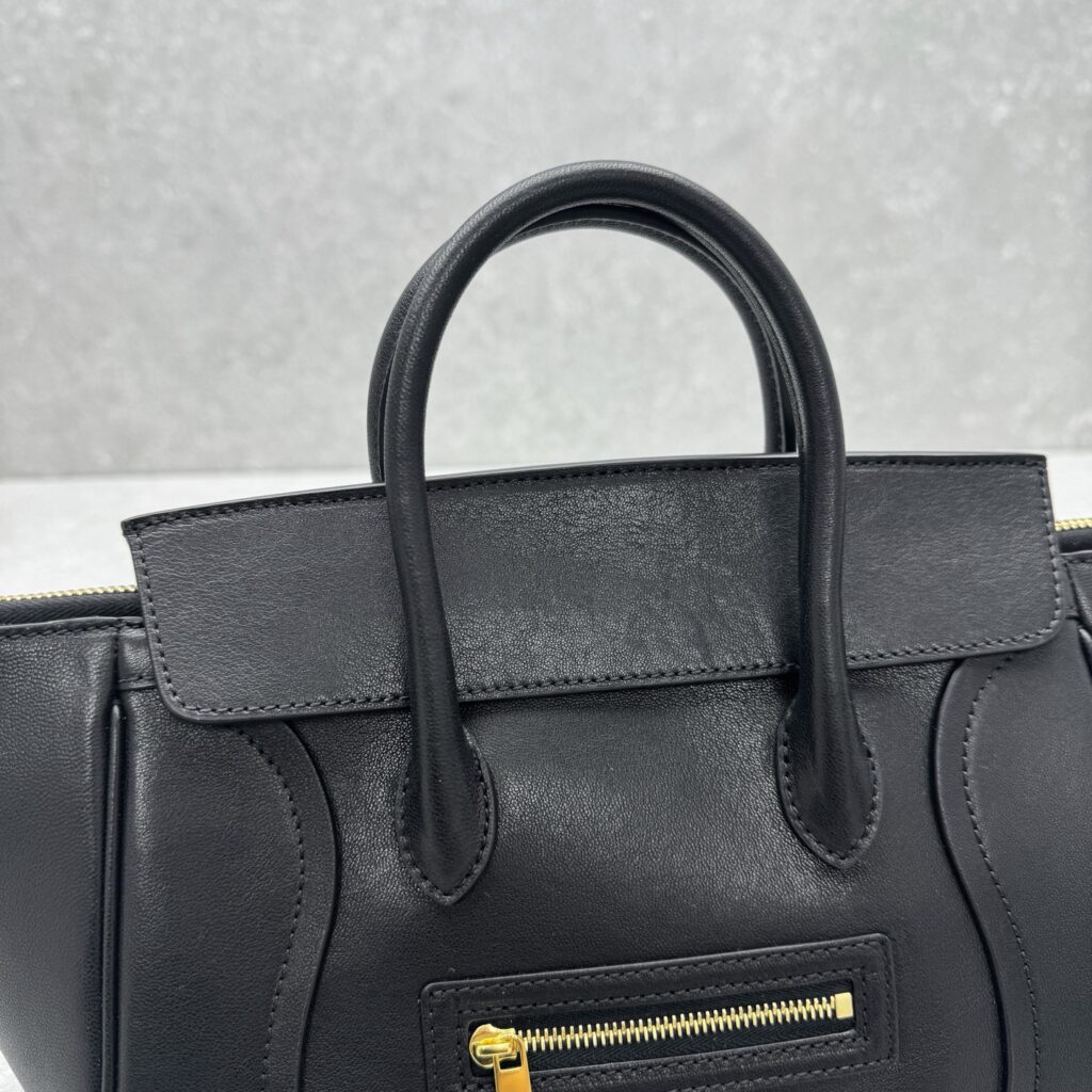 CELINE思琳 笑脸包行李包 37cm 顶级柔滑细腻小羊皮手提包 – Image 10 CELINE思琳 笑脸包行李包 37cm 顶级柔滑细腻小羊皮手提包 – Image 10