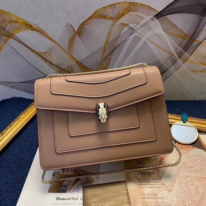 BVLGARI 宝格丽 大号28cm 牛皮单肩斜挎包 4色可选 – Image 12 BVLGARI 宝格丽 大号28cm 牛皮单肩斜挎包 4色可选 – Image 12