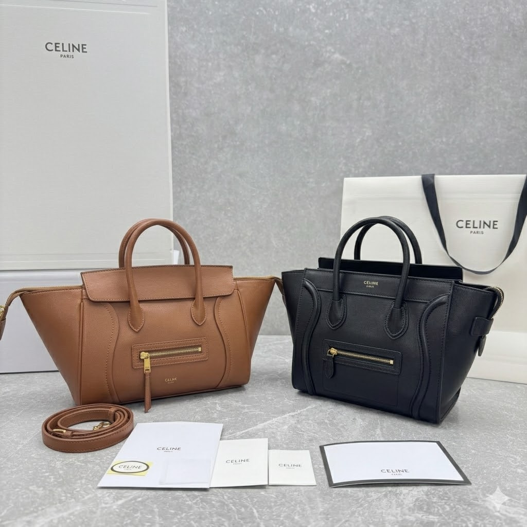CELINE思琳 笑脸包行李包 37cm 顶级柔滑细腻小羊皮手提包 CELINE思琳 笑脸包行李包 37cm 顶级柔滑细腻小羊皮手提包