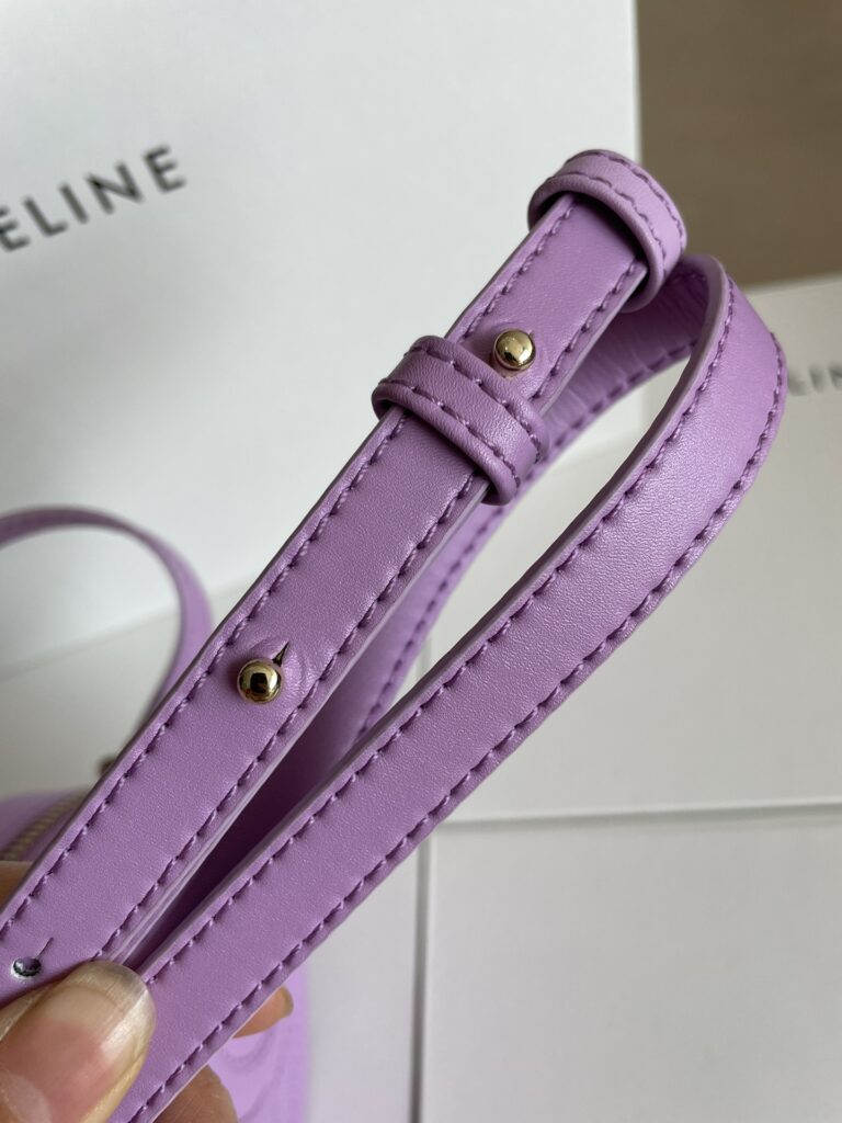 赛琳 CELINE 光滑牛皮椭圆形斜挎包16cm 小月饼包 多色可选 TRIOMPHE 标志印花 – Image 17 赛琳 CELINE 光滑牛皮椭圆形斜挎包16cm 小月饼包 多色可选 TRIOMPHE 标志印花 – Image 17