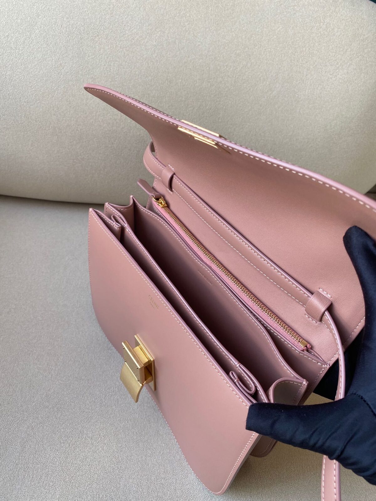 Celine 赛琳中号豆腐包 24cm Classic Box 细横纹小牛皮单肩斜挎包 6色可选 – Image 8 Celine 赛琳中号豆腐包 24cm Classic Box 细横纹小牛皮单肩斜挎包 6色可选 – Image 8
