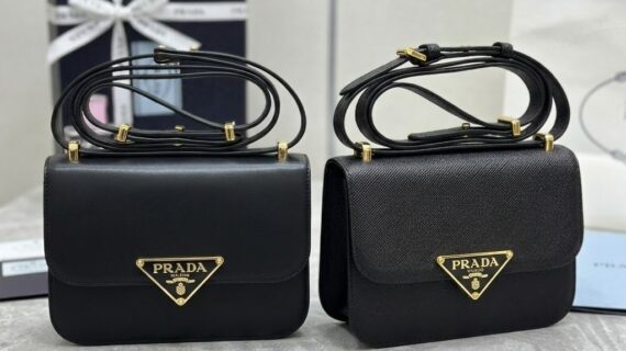Prada 普拉达 空姐包22cm 平纹与十字纹牛皮单肩斜挎包 1BD320 Prada 普拉达 空姐包22cm 平纹与十字纹牛皮单肩斜挎包 1BD320