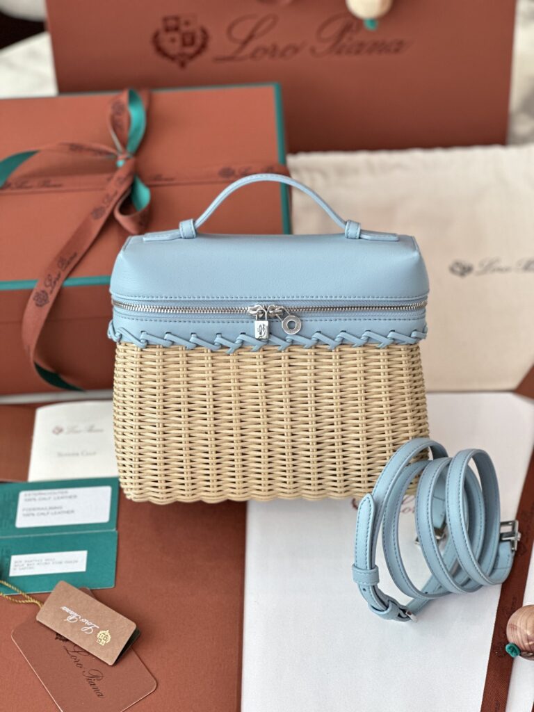 诺悠翩雅 Loro Piana Extrapocket竹编包 手工野餐篮 多色可选 – Image 9 诺悠翩雅 Loro Piana Extrapocket竹编包 手工野餐篮 多色可选 – Image 9