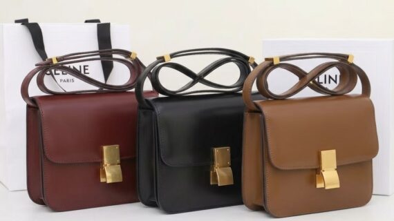 赛琳 Celine 经典豆腐包18.5cm 原厂皮中号Classic盒子包 单肩斜挎包