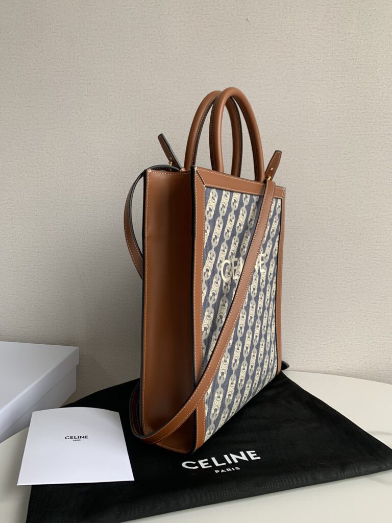 Celine 赛琳 凯旋门提花刺绣琴谱包 Vertical Cabas 小号迷你托特包 – Image 3 Celine 赛琳 凯旋门提花刺绣琴谱包 Vertical Cabas 小号迷你托特包 – Image 3