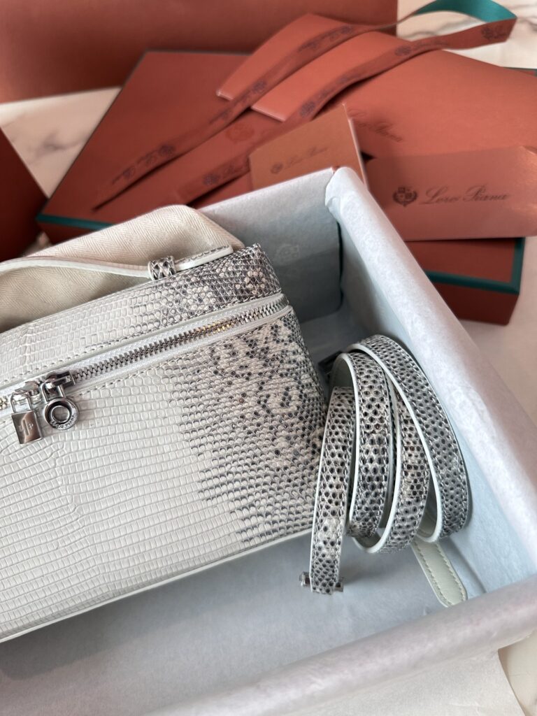 Loro Piana 诺悠翩雅 Extra Pocket L19 喜马拉雅蜥蜴皮手袋 饭盒包 – Image 3 Loro Piana 诺悠翩雅 Extra Pocket L19 喜马拉雅蜥蜴皮手袋 饭盒包 – Image 3