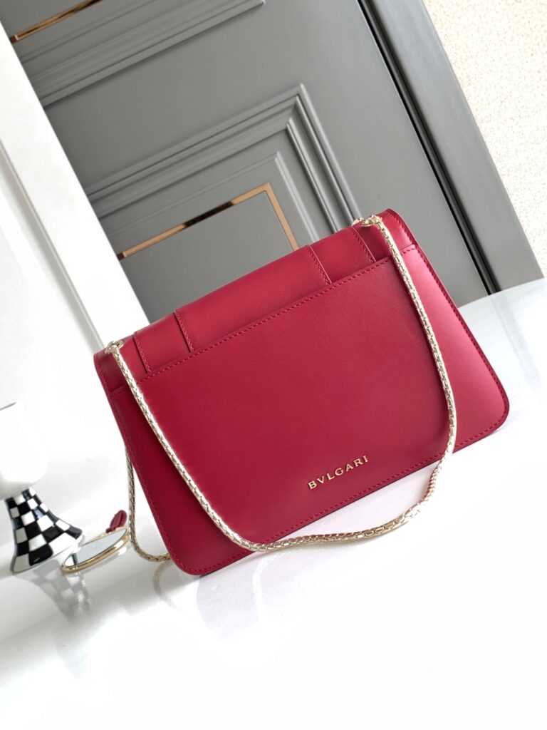 宝格丽 BVLGARI 蛇头翻盖包 25cm Serpenti Forever 多色细腻小牛皮 – Image 3 宝格丽 BVLGARI 蛇头翻盖包 25cm Serpenti Forever 多色细腻小牛皮 – Image 3