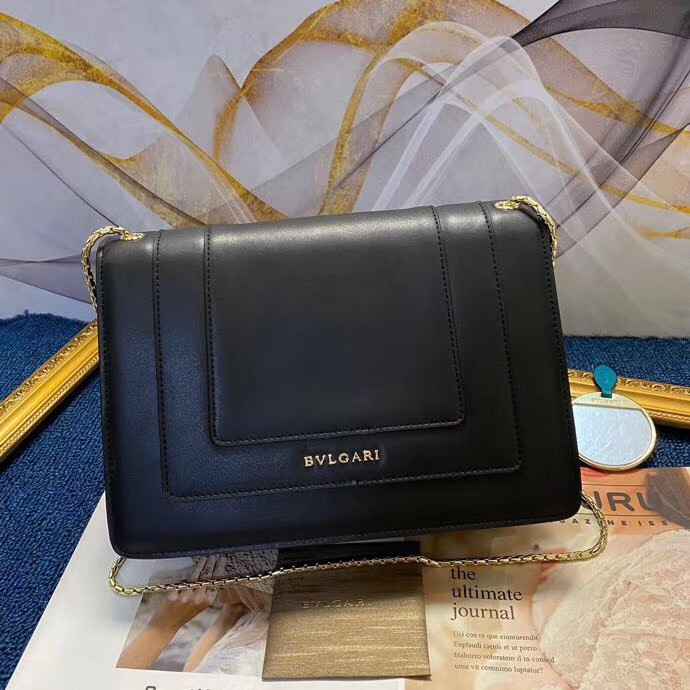 BVLGARI 宝格丽 大号28cm 牛皮单肩斜挎包 4色可选 – Image 3 BVLGARI 宝格丽 大号28cm 牛皮单肩斜挎包 4色可选 – Image 3
