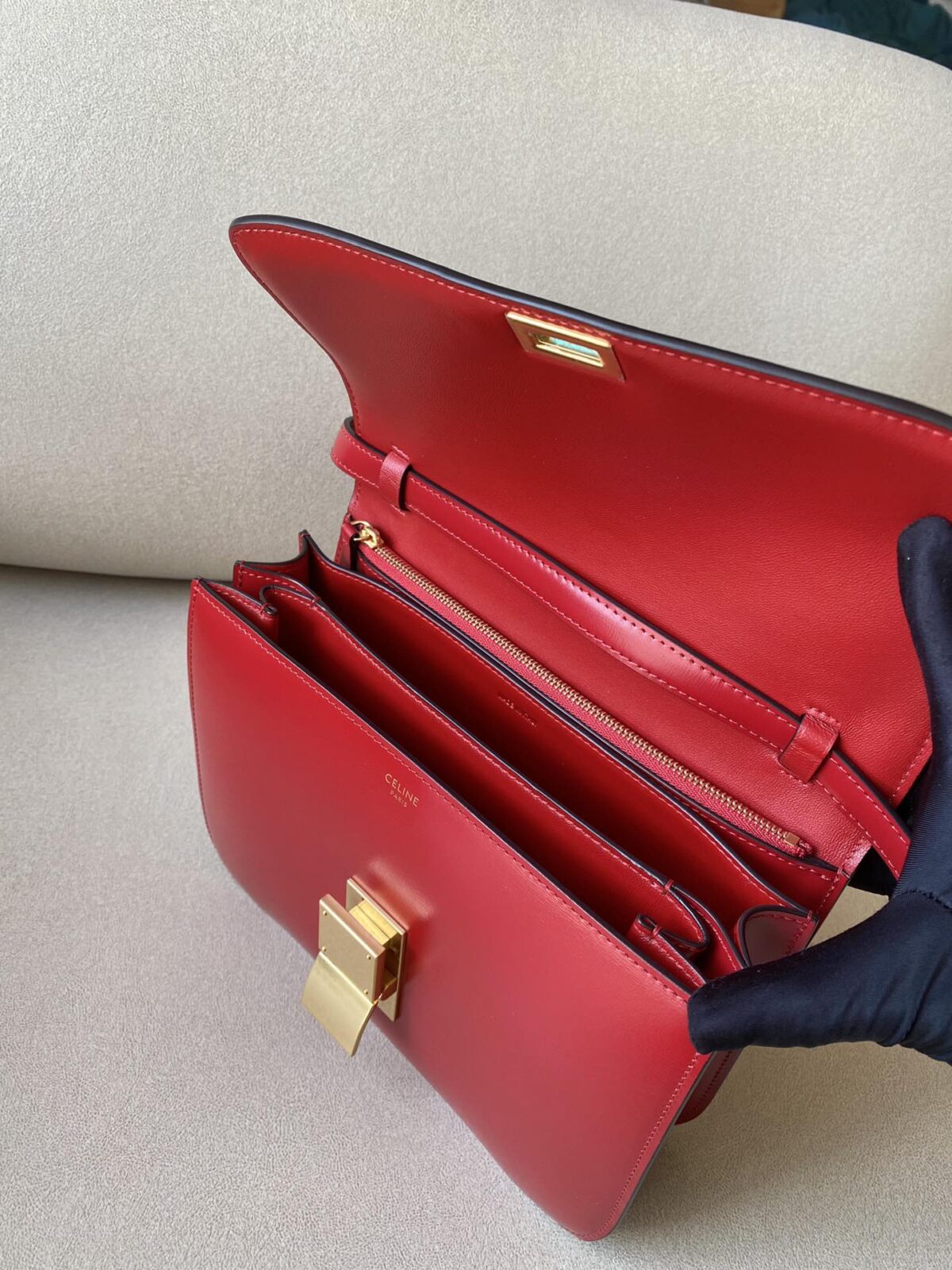 Celine 赛琳中号豆腐包 24cm Classic Box 细横纹小牛皮单肩斜挎包 6色可选 – Image 10 Celine 赛琳中号豆腐包 24cm Classic Box 细横纹小牛皮单肩斜挎包 6色可选 – Image 10