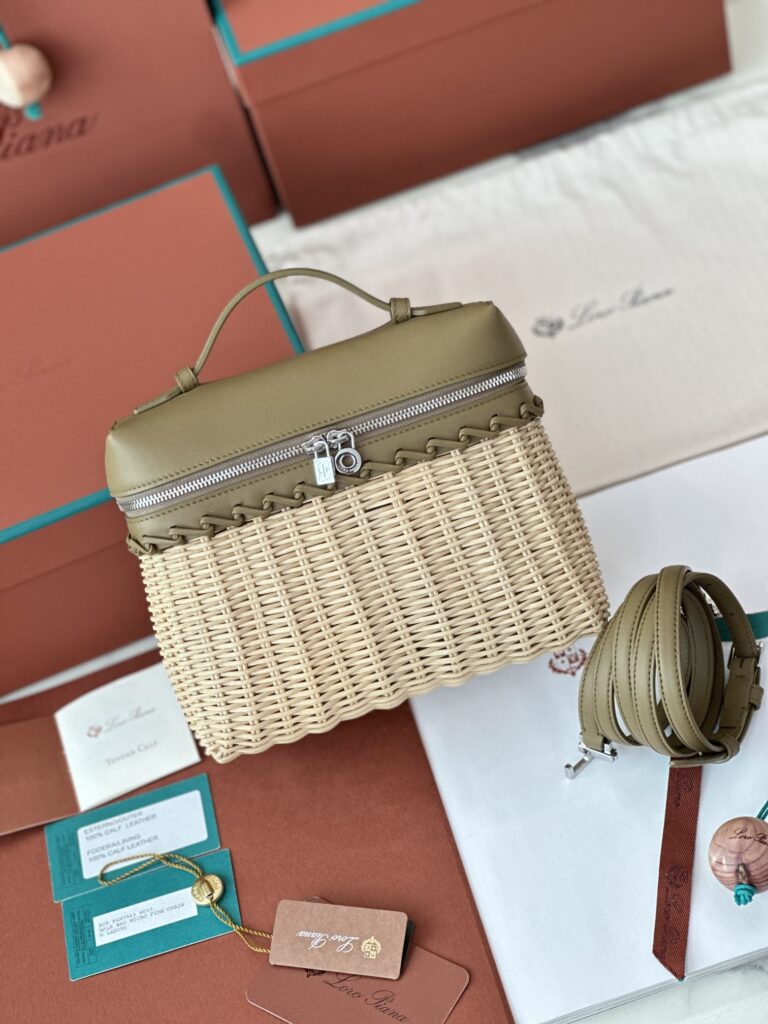 诺悠翩雅 Loro Piana Extrapocket竹编包 手工野餐篮 多色可选 – Image 10 诺悠翩雅 Loro Piana Extrapocket竹编包 手工野餐篮 多色可选 – Image 10