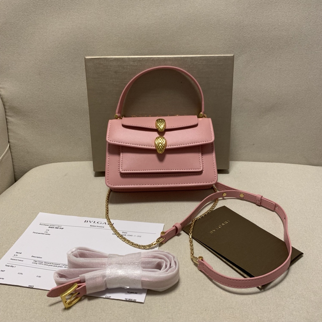 BVLGARI 宝格丽 Alexander Wang联名款 Serpenti Forever双蛇头包 7色多功能三合一单肩斜挎手提包18.5cm – Image 6 BVLGARI 宝格丽 Alexander Wang联名款 Serpenti Forever双蛇头包 7色多功能三合一单肩斜挎手提包18.5cm – Image 6