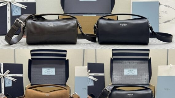 PRADA 普拉达 波士顿包 复古仿旧纳帕皮枕头包 4 色手提包2VH188 PRADA 普拉达 波士顿包 复古仿旧纳帕皮枕头包 4 色手提包2VH188