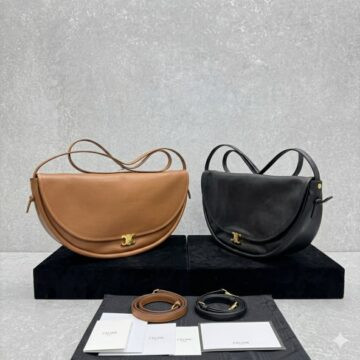 CELINE 赛琳 HALFMOON 半月包46cm 法式复古慵懒风单肩包 2026春夏款 CELINE 赛琳 HALFMOON 半月包46cm 法式复古慵懒风单肩包 2026春夏款