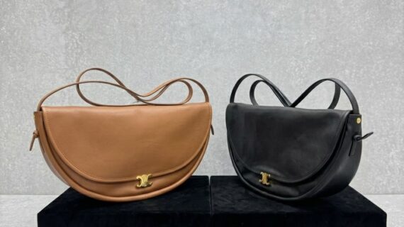 CELINE 赛琳 HALFMOON 半月包46cm 法式复古慵懒风单肩包 2026春夏款 CELINE 赛琳 HALFMOON 半月包46cm 法式复古慵懒风单肩包 2026春夏款