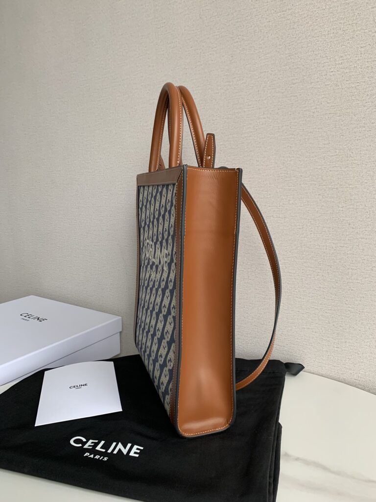 Celine 赛琳 凯旋门提花刺绣琴谱包 Vertical Cabas 小号迷你托特包 – Image 5 Celine 赛琳 凯旋门提花刺绣琴谱包 Vertical Cabas 小号迷你托特包 – Image 5
