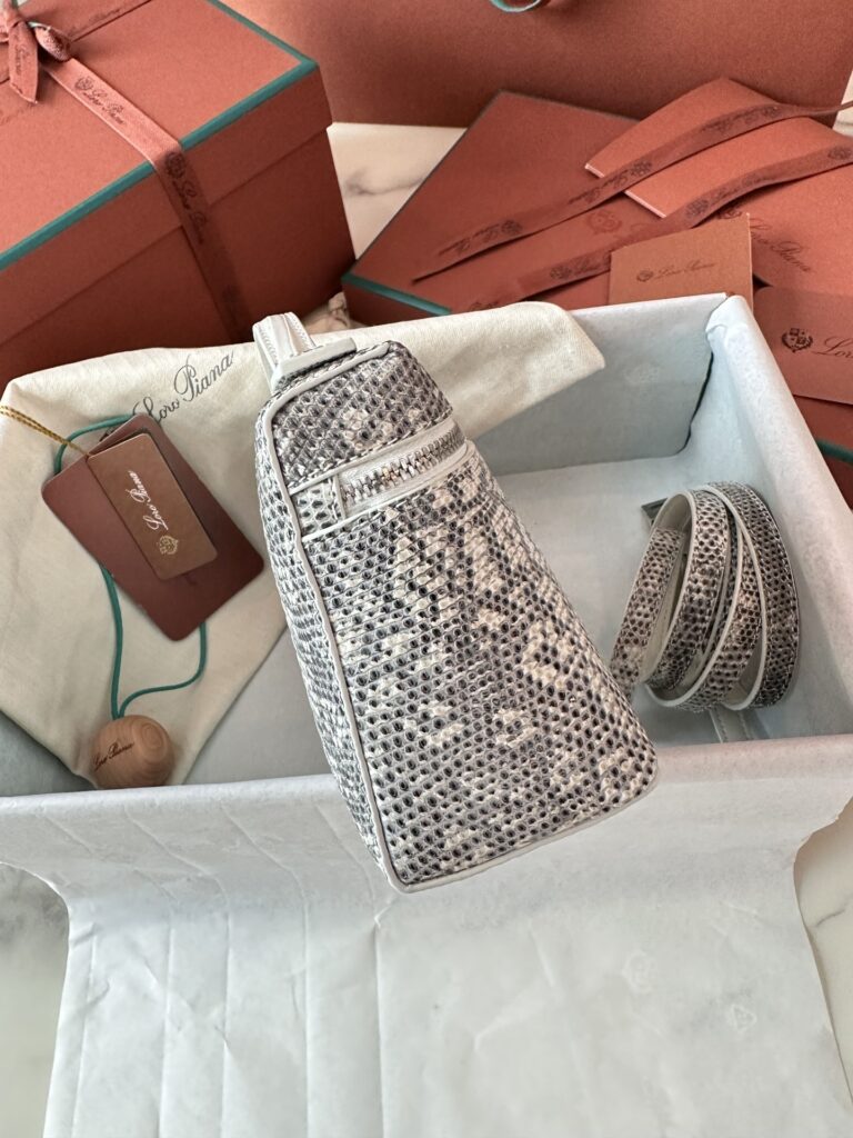 Loro Piana 诺悠翩雅 Extra Pocket L19 喜马拉雅蜥蜴皮手袋 饭盒包 – Image 5 Loro Piana 诺悠翩雅 Extra Pocket L19 喜马拉雅蜥蜴皮手袋 饭盒包 – Image 5