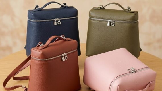 Loro Piana 诺悠翩雅 Extra Pocket L23.5 背包 奢华粒面小牛皮两用手袋 斜挎包配标志性挂饰 Loro Piana 诺悠翩雅 Extra Pocket L23.5 背包 奢华粒面小牛皮两用手袋 斜挎包配标志性挂饰